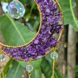 Amethyst Sun & Moon Catcher