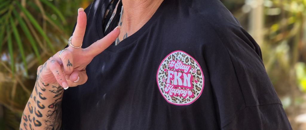 stay fkn happy shirts by suzi