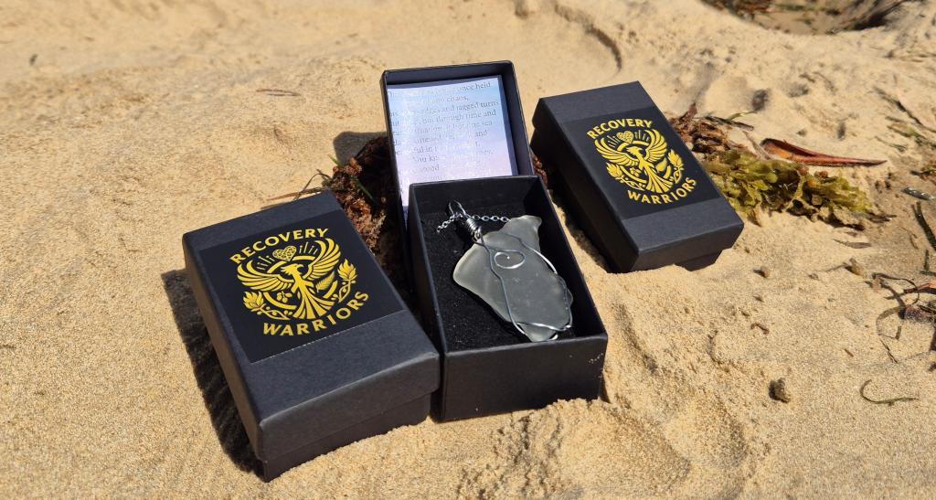 story behind sea glass necklaces