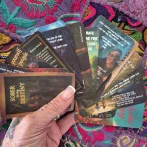 Sober is My Destiny uncensored inspiration card